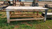Rolling Shop Table