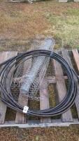 Garden hose and bird wire