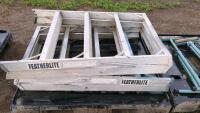 2 Featherlite stepladders