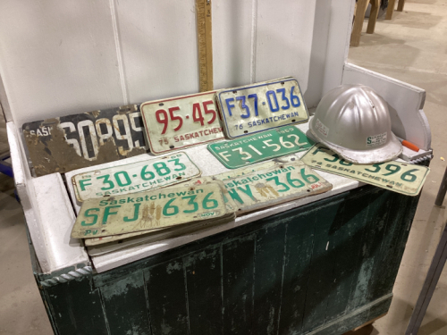 SASKATCHEWAN LICENSE PLATES -VARIOUS YEARS