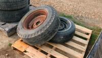 2 Unmatched Tires on Rims