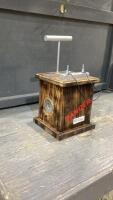 &ldquo;DANGER&rdquo; BIRD HOUSE - LIGHTER STAIN