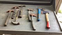 FLAT W/ HATCHETS, HAMMERS