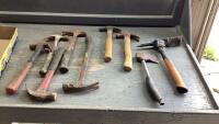 FLAT W/HAMMERS, FISKARS PICK, HATCHET