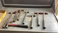 FLAT W/ HAMMERS, SHINGLING HATCHET, DRYWALL HATCHET