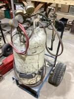 CUTTING TORCH W/ PROPANE BOTTLE