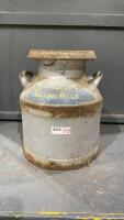 CREAM CAN W/ LID