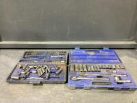 WESTWARD RATCHET WRENCH SOCKET SETS SAE + EXTRA SOCKET SET