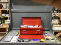 BEACH TOOL BOX W/ CONTENTS