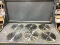 (6) MIXED SAW BLADES 12"