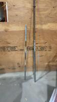(2) EXERCISE WEIGHT BARS