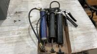(3) GREASE GUNS