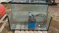 2 Aquariums and Pump