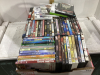 BOX OF MOVIES AND WII GAMES