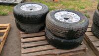 4 Firestone Tires on Rims