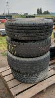4 Unmatched Tires on Rims