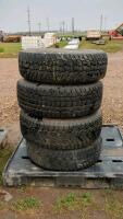 4 mixed Tires on Rims - some are winter