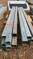 12 pcs of 5" square tubing