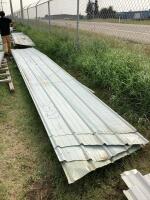 PALLET OF METAL SHEETS 23FT