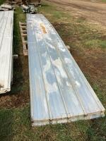 PALLET OF METAL SHEETS 23FT