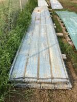 PALLET OF METAL SHEETS 24FT