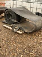 Roll of rubber belt