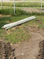 Small bundle of 1 inch plastic conduit