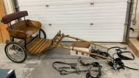Single Horse Mini Cart w/ Harness