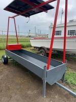 Portable solar water trough