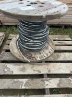 Spool of overhead electrical wire