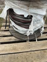 Full spool of the electrical overhead wire