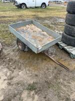 Small single axle yard cart