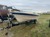 1978 REIENELL INBOARD OUTBOARD MOTOR BOAT AND TRAILER