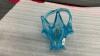 BLUE &ldquo;CHANTLILI&rdquo; CANADA GLASS VASE/DECOR PIECE - 4