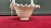 WHITE FENTON HOBNAIL BASKET - 3