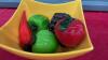 GLASS FRUIT BOWL WITH BRIGHT ARRAY - 2