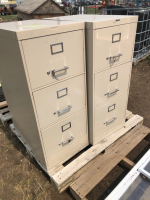 Three drawer steel files