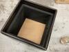 SQUARE STORAGE OTTOMAN W/ TRAY - 6