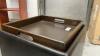 SQUARE STORAGE OTTOMAN W/ TRAY - 4