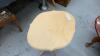 UNFINISHED WOODEN FLIP TOP SIDE TABLE - 2