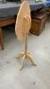 UNFINISHED WOODEN FLIP TOP SIDE TABLE - 3