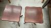 (2) SQUARE TOP PLANT STANDS - 3