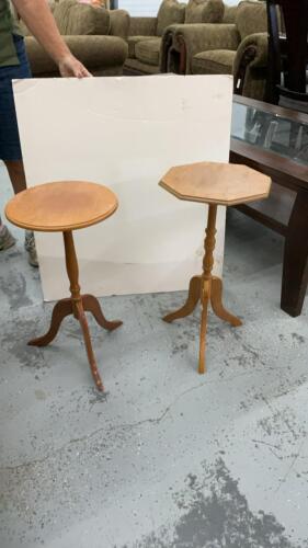 PAIR OF PLANT STANDS
