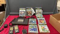 LEISURE VISION GAME CONSOLE W/ GAMES