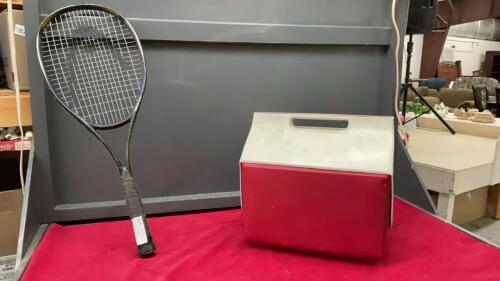 IGLOO COOLER & &ldquo;HEAD&rdquo; TENNIS RACQUET