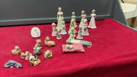 COLLECTION OF FIGURINES - MOST ARE &ldquo;GROWING UP&rdquo; BIRTHDAY GIRLS