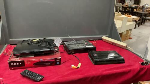 SONY DVD PLAYER, SATELLITE RECEIVERS