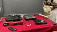 SONY DVD PLAYER, SATELLITE RECEIVERS