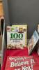 VARIETY OF BOOKS - SELF HELP, COOKBOOKS, RIPLEYS, NOVELS - 5