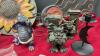 BOX OF DECOR - SUNFLOWER, BEE MOTIFF, MOON, GARGOYLES ETC - 2